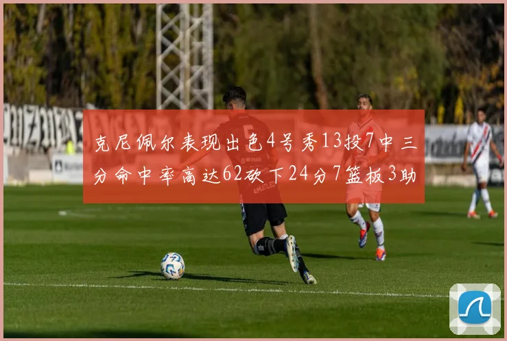 克尼佩尔表现出色4号秀13投7中三分命中率高达62砍下24分7篮板3助攻