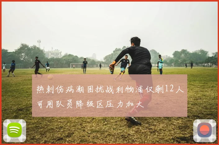 热刺伤病潮困扰战利物浦仅剩12人可用队员降级区压力加大